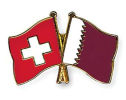 Freundschaftspin Schweiz-Katar | Grösse ca. 22mm