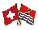 Freundschaftspin Schweiz-Kiribati | Grösse ca. 22mm