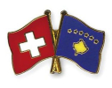 Freundschaftspin Schweiz-Kosovo | Grösse ca. 22mm