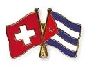 Freundschaftspin Schweiz-Kuba | Grösse ca. 22mm