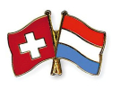 Freundschaftspin Schweiz-Luxemburg | Grösse ca. 22mm