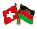 Freundschaftspin Schweiz-Malawi | Grösse ca. 22mm