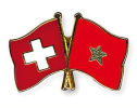 Freundschaftspin Schweiz-Marokko | Grösse ca. 22mm