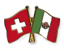 Freundschaftspin Schweiz-Mexiko | Grösse ca. 22mm
