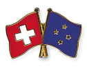 Freundschaftspin Schweiz-Mikronesien | Grösse ca. 22mm