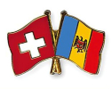 Freundschaftspin Schweiz-Moldau | Grösse ca. 22mm