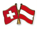 Freundschaftspin Schweiz-Österreich | Grösse ca. 22mm