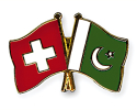 Freundschaftspin Schweiz-Pakistan | Grösse ca. 22mm