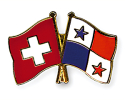 Freundschaftspin Schweiz-Panama | Grösse ca. 22mm