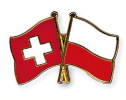 Freundschaftspin Schweiz-Polen | Grösse ca. 22mm