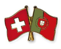 Freundschaftspin Schweiz-Portugal | Grösse ca. 22mm