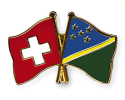 Freundschaftspin Schweiz-Salomonen | Grösse ca. 22mm