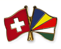 Freundschaftspin Schweiz-Seychellen | Grösse ca. 22mm