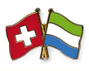 Freundschaftspin Schweiz-Sierra Leone | Grösse ca. 22mm