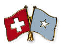 Freundschaftspin Schweiz-Somalia | Grösse ca. 22mm