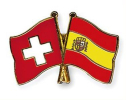 Freundschaftspin Schweiz-Spanien | Grösse ca. 22mm