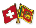Freundschaftspin Schweiz-Sri Lanka | Grösse ca. 22mm
