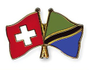 Freundschaftspin Schweiz-Tansania | Grösse ca. 22mm