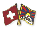 Freundschaftspin Schweiz-Tibet | Grösse ca. 22mm