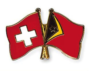 Freundschaftspin Schweiz-Timor-Leste | Grösse ca. 22mm