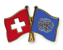 Freundschaftspin Schweiz-UNO / Vereinte Nationen | Grösse ca. 22mm