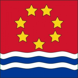 Fahne Gemeinde 7084, 7450, 7451 Albula/Alvra (GR) | 30 x 30 cm und Grösser