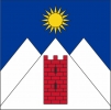 Fahne Gemeinde 7158, 7159, 7164. 7165 Breil/Brigels (GR) | 30 x 30 cm und Grösser