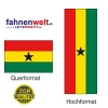 GHANA Fahne in Top-Qualität gedruckt im Hoch- und Querformat | diverse Grössen