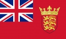 Jersey Civil Ensign Hanelsflagge Fahne aus Stoff | 90 x 150 cm
