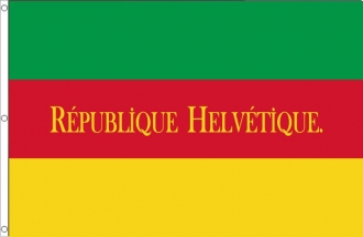 Helvetische Republik / République helvétique Fahne aus Stoff | 150 x 225 cm