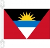 Antigua und Barbuda Hissfahne gedruckt im Querformat | 30 x 45 cm