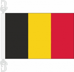 Belgien Hissfahne gedruckt im Querformat | 30 x 45 cm