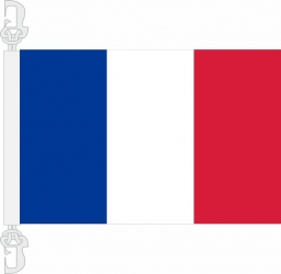 Frankreich Hissfahne gedruckt im Querformat | 30 x 45 cm