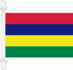 Mauritius Hissfahne aus Stoff gedruckt | 30 x 45 cm