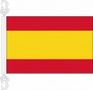 Spanien ohne Wappen Hissfahne gedruckt im Querformat | 30 x 45 cm
