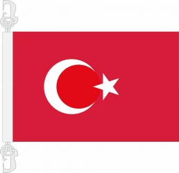 Türkei Hissfahne gedruckt im Querformat | 30 x 45 cm