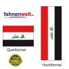 IRAK Fahne in Top-Qualität gedruckt im Hoch- und Querformat | diverse Grössen