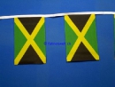 Fahnenkette Jamaika gedruckt aus Stoff | 30 Fahnen 15 x 22.5 cm 9 m lang