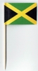 Mini-Fahnen Jamaika Pack à 50 Stück | 26 x 40 mm