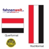 JEMEN Fahne in Top-Qualität gedruckt im Hoch- und Querformat | diverse Grössen