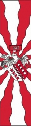 Flatter-Fahne geflammt Wallis | 80 x 200 cm und Grösser