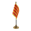 Katalonien Tisch-Fahne mit Fuss | 10 x 15 cm
