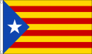 Katalonien-Unabhängigkeits-Fahne gedruckt | 90 x 150 cm