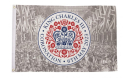 King Charles III Krönung mit Volk / Coronation Crowd Fahne aus Stoff | 90 x 150 cm