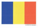 Aufkleber Rumänien | 7 x 9.5 cm