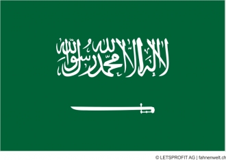 Aufkleber Saudi Arabien | 7 x 9.5 cm