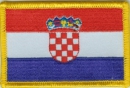 Patch Sticker zum aufbügeln Kroatien | 5.5 x 9 cm