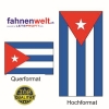 KUBA Fahne in Top-Qualität gedruckt im Hoch- und Querformat | diverse Grössen