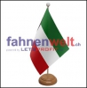 Kuwait Tisch-Fahne aus Stoff mit Holzsockel | 22.5 x 15 cm