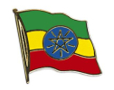 Flaggen Pin Äthiopien geschwungen | ca. 20 mm